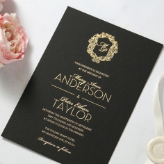 Aristocrat Wedding Invitation Card Design