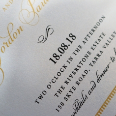 Royal Lace Wedding Invitation Card