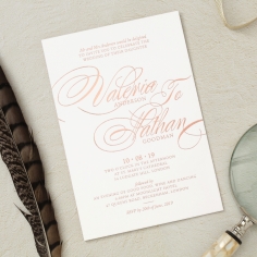 Timeless Romance Invitation Card Design
