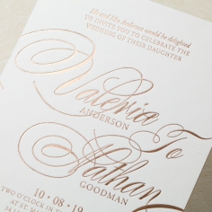 Timeless Romance Wedding Invitation Card Design