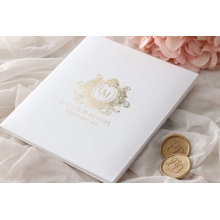 Lush Leather Hardcover - Wedding Invitations - HC-LLWH-01 - 184957