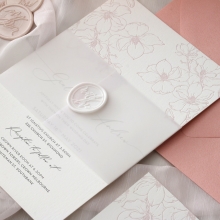 Blush Letterpressed Florals - Wedding Invitations - PM-IC330-PLP-PN-01 - 185112