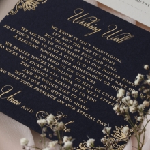 Navy Imperial Glamour - Wedding Invitations - PWI116022-NV-WH - 185222