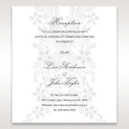 Wedding Reception Cards, Matching Styles