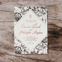 English Rose wedding invitations FWI116108-TR-RG