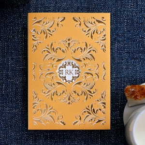 Victorian Extravagance with Foil Invitation Design