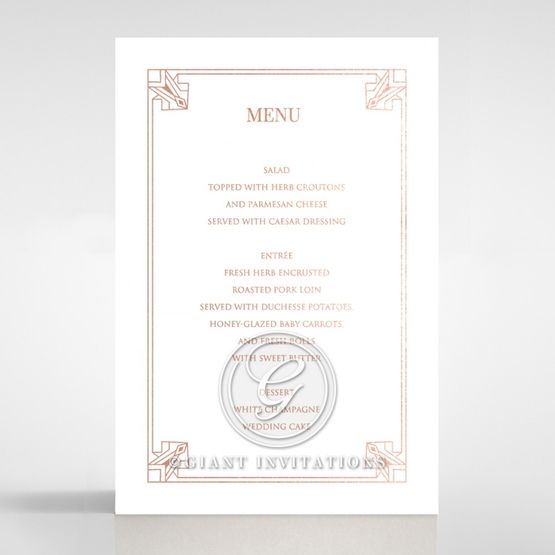 Ace of SpMDes menu card DM116076-GW-RG
