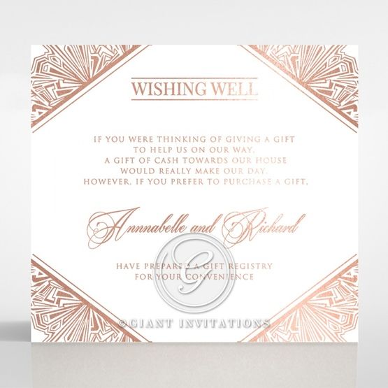 Ace of Spades wishing well card DW116076-GW-RG