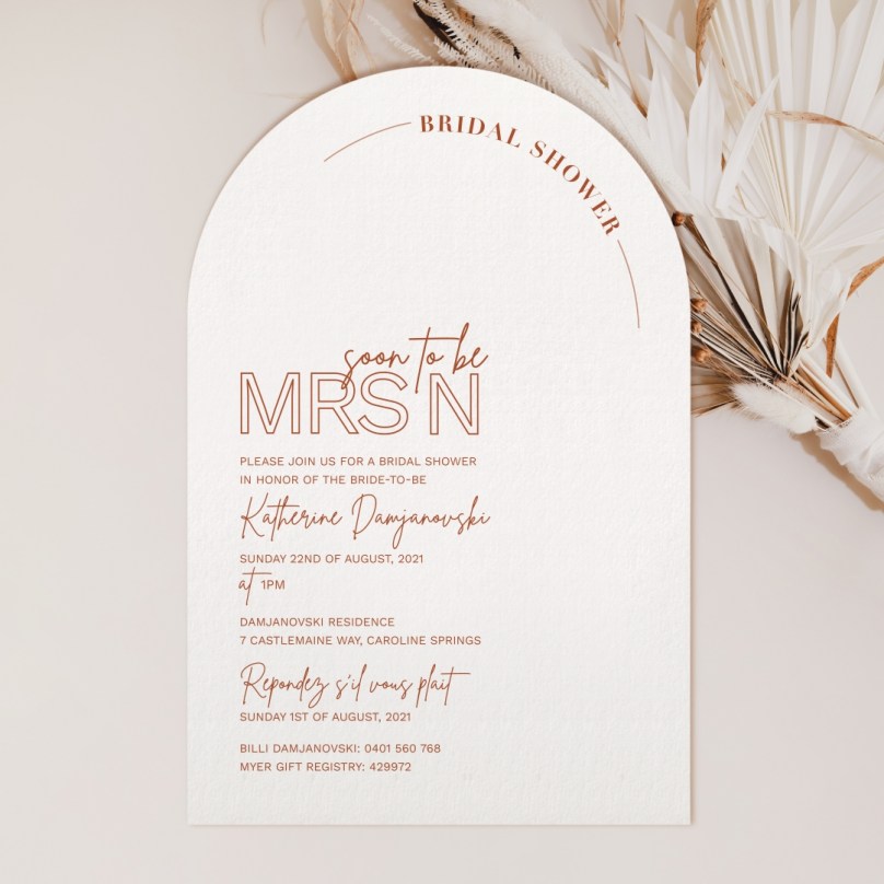 Old Rose Arch - Wedding Invitations - KI300-ARCH-CP-01 - 189324