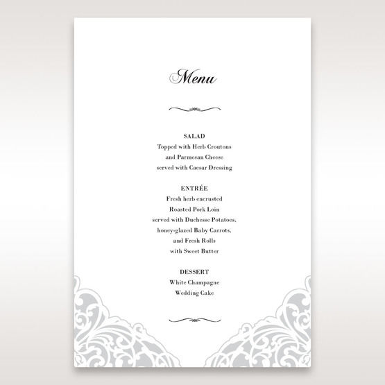 An Elegant Beginning Reception Card