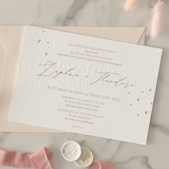 Charming Fusion - Wedding Invitations - WP-IC55-BLGG-10 - 184815