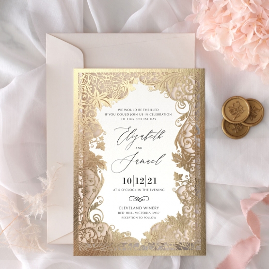 Truly Enamoured - Wedding Invitations - KI300-PLC-GG-01 - 185997