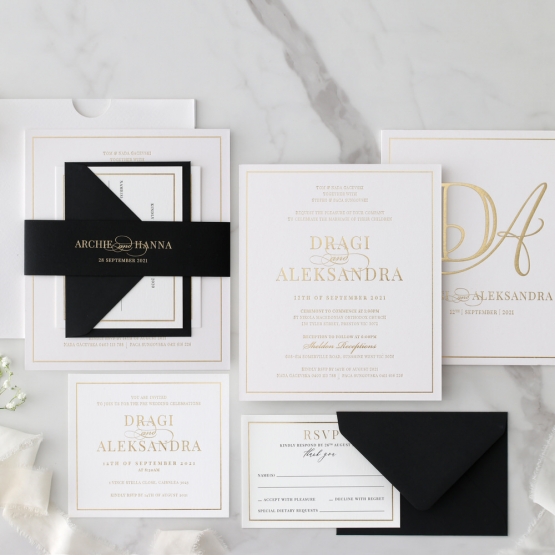 Elegant Wedding Invitations | Modern card for wedding invitations