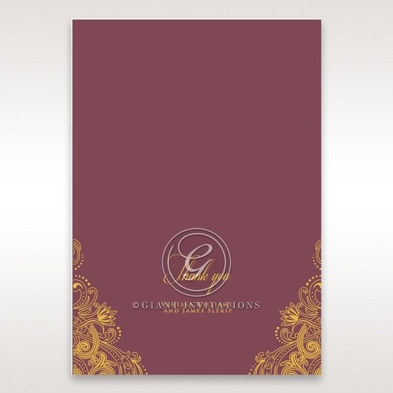 Imperial Glamour with Foil thank you card DY116022-MS-F