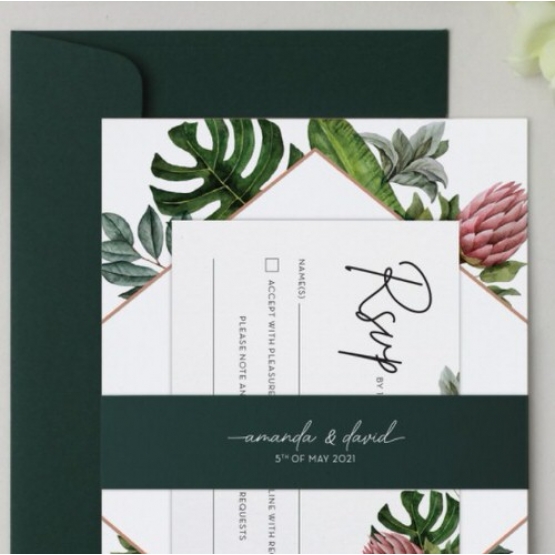 Botanical Island - Wedding Invitations - GI-TI300-CP-05 - 185416