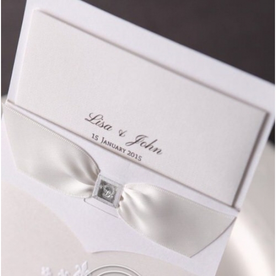 Classic Ivory Damask - Wedding Invitations - C19014-E - 185465