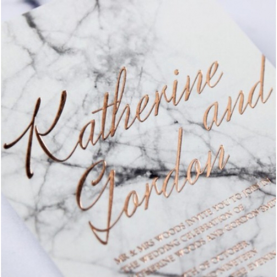 Marble Minimalist - Wedding Invitations - FWI116115-KI-RG - 185467