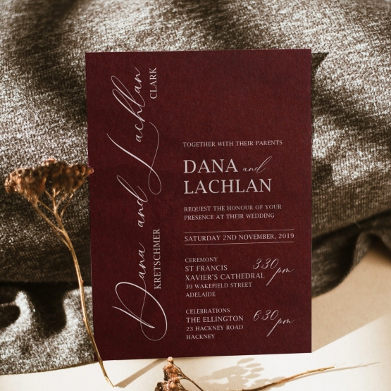 Lovely Writing - Wedding Invitations - GI-MB300-WH-14 - 184782