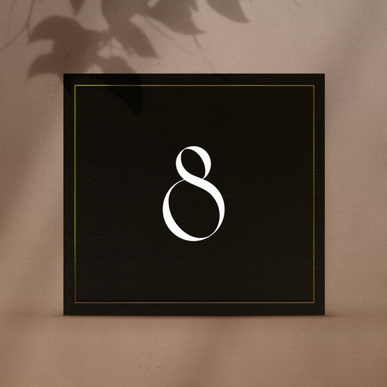 Elegantly Modern - Table Number Cards - TableNo-PL-34 - 185394