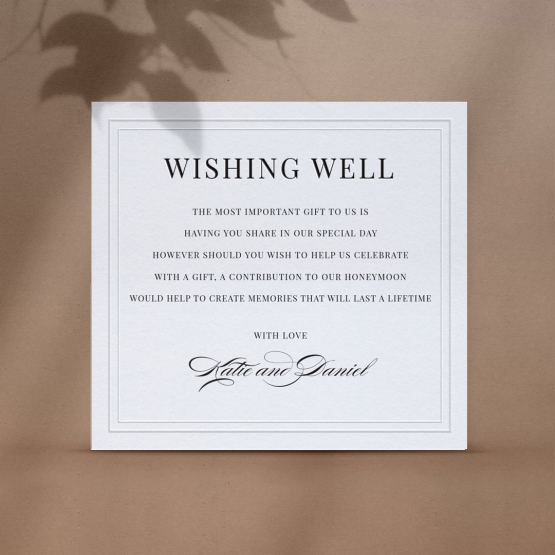 Classic Framed Wishing Well - Wishing Well / Gift Registry - WD-KI300-PED-15 - 184694