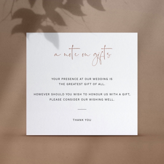 Modern Chic Note on Gifts - Wishing Well / Gift Registry - WD-PFL-RG-20 - 185750