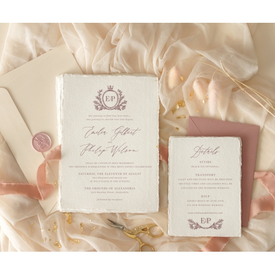 Royal Crest - Wedding Invitations - DWI1190027 - 184356