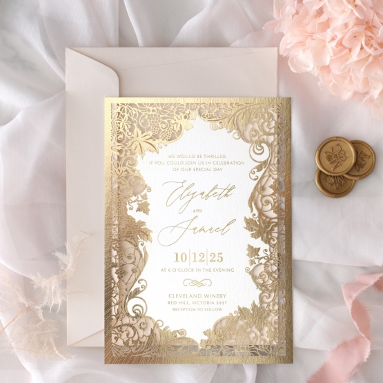 Truly Enamoured - Wedding Invitations - FTG120001-KI-GG-01 - 185057