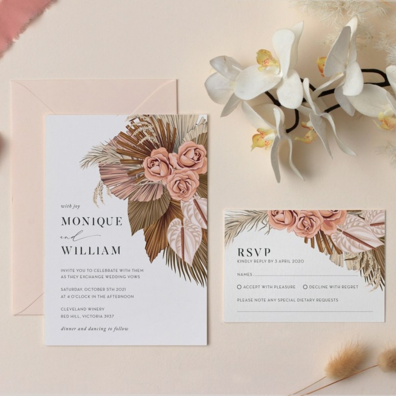 Lovely Bouquet - Wedding Invitations - GI-TI300-CP-08 - 189372