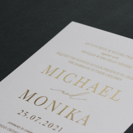Modern Styling - Wedding Invitations - IC330-GG-01 - 184842