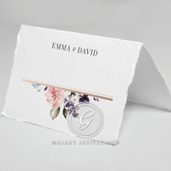 Enchanting Florals wedding reception table place card