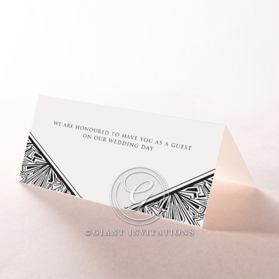Paper Ace of Spades reception table place card stationery