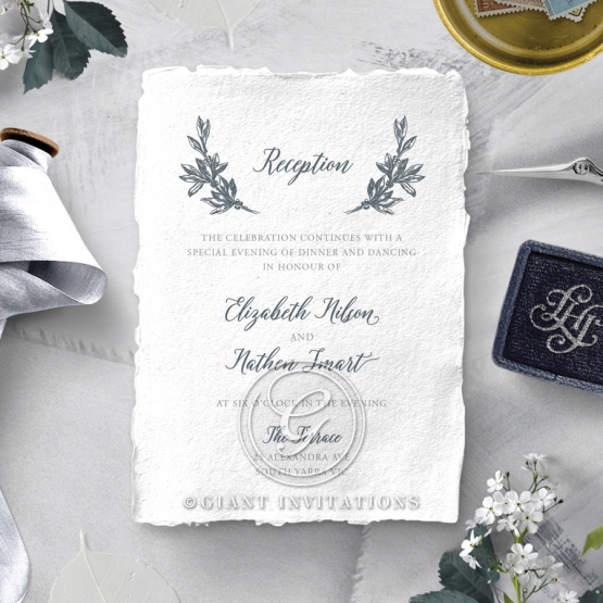 Castle Wedding wedding stationery reception enclosure card design