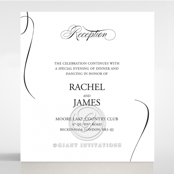 Paper Polished Affair reception enclosure stationery invite card design