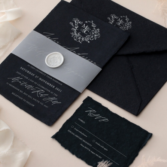 Magnificently Vintage - Wedding Invitations - DEBL-WI-01 - 185162