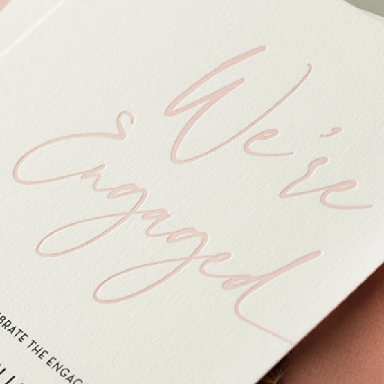 Blushed Engagement - Wedding Invitations - WP-IC55-LP-12 - 184447