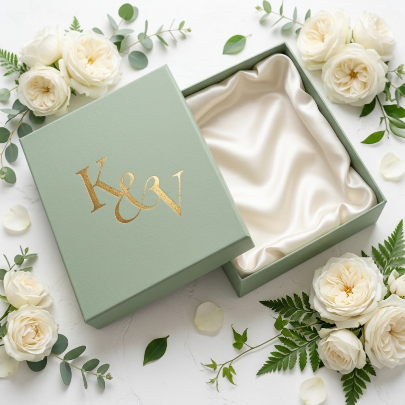 Sage Green Luxury Box - Wedding Invitations - BOX-LD-SG-01 - 189528