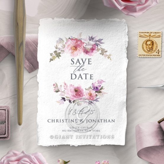 Happily Ever After save the date stationery card item