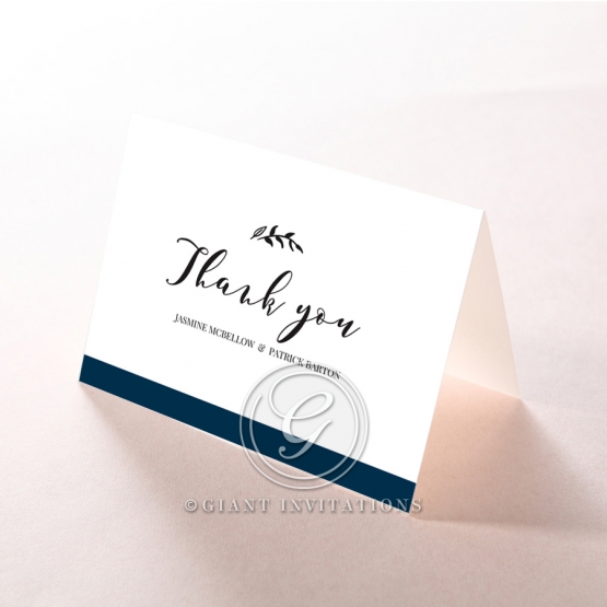Forever Love Booklet - Navy wedding thank you stationery card item