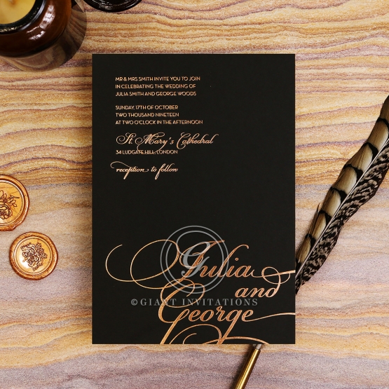 Fracture Invitation Card Design
