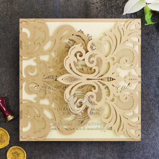 Golden Baroque Gates Design