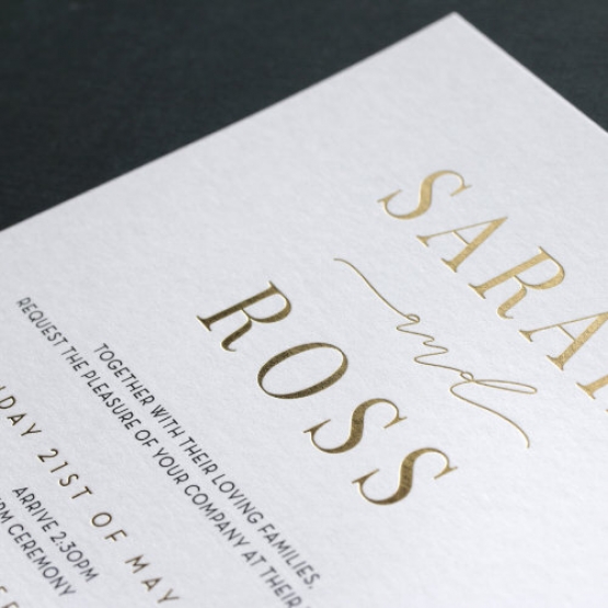 Sleek Combination - Wedding Invitations - KI300-GG-BL-04 - 184861