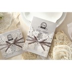 Silver/Gray Elagant Laser Cut Wrap - Wedding invitation - 40
