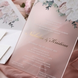 Floral Acrylic Opulence - Wedding Invitations - ACR-FR-FLCLWI-01 - 185188