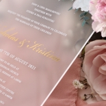 Floral Acrylic Opulence - Wedding Invitations - ACR-FR-FLCLWI-01 - 185189