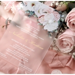 Floral Acrylic Opulence - Wedding Invitations - ACR-FR-FLCLWI-01 - 185190