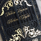 Victorian Gates | Luxe Gold Foiled Gate Wedding Invitations