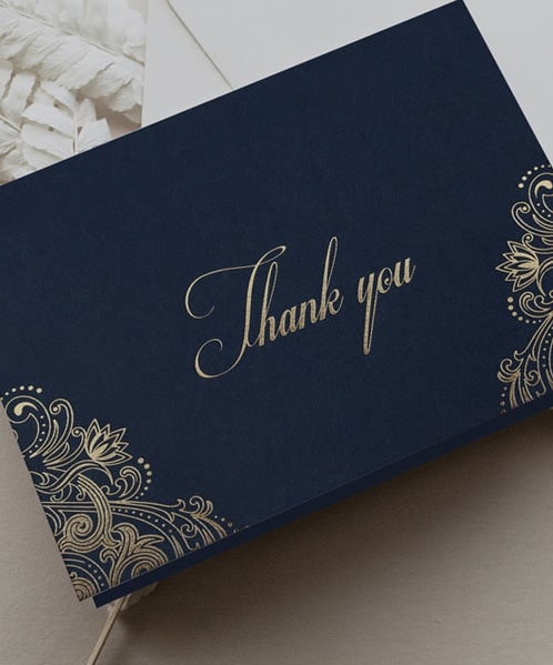 20% off thank you cards